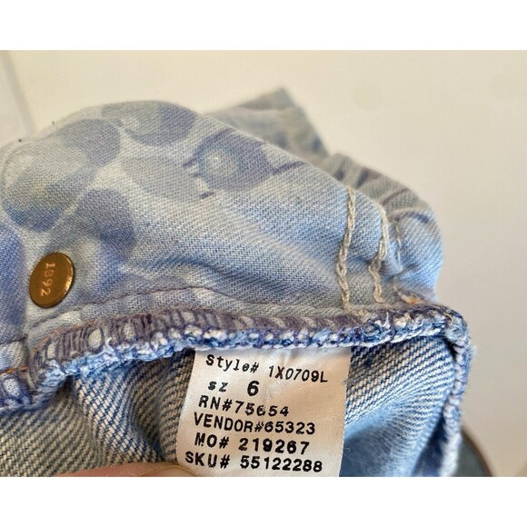 Vintage Y2k Abercrombie & Fitch Low Rise Bootcut Flare Jeans 100% Cotton 6L Emma - Picture 8 of 8